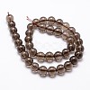 Natural Smoky Quartz Bead Strands G-G735-28-10mm-2