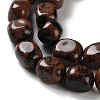 Natural Mahogany Obsidian Beads Strands G-P497-01D-02-4