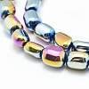 Electroplate Non-magnetic Synthetic Hematite Beads Strands G-L488-A-08-2
