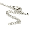 304 Stainless Steel Cable Chain Necklaces NJEW-H040-10P-3