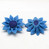 Handmade Polymer Clay 3D Flower Sunflower Beads CLAY-Q207-50mm-M-2