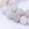 Natural Agate Beads Strands G-Q462-8mm-09-1