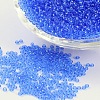 11/0 Grade A Transparent Glass Seed Beads X-SEED-Q006-F13-1