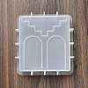 DIY Square with Rampart Pattern Candle Silicone Molds DIY-G113-09A-4