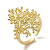 Brass Open Cuff Rings RJEW-Q778-40G-3