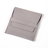 Microfiber Jewelry Envelope Pouches with Flip Cover PAAG-PW0010-002D-1