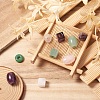 Fashewelry 9Pcs 9 Style Natural Green Aventurine & Rose Quartz & Amethyst  European Beads G-FW0001-21-5