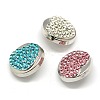 Alloy Rhinestone Buttons SNAP-A018-P-NR-1