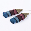 Nylon Thread Tassel Big Pendant Decorations FIND-G009-B01-1
