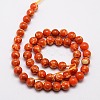 Synthetic Imperial Jasper Beads G-I083-10mm-M-1-3