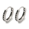 316 Surgical Stainless Steel Hoop Earrings EJEW-D096-23K-AS-1