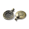 Tibetan Style Brass Pendants KK-M284-33AB-2