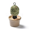 Cactus Pot Green Plant Resin Pendants CRES-B014-01-2