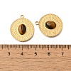 Natural Tiger Eye Pendants STAS-C111-54G-3