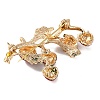 KC Gold Plated Alloy Fruit Brooches JEWB-L017-02KCG-03-2