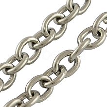 304 Stainless Steel Cable Chains X-CHS-R003-0.8mm