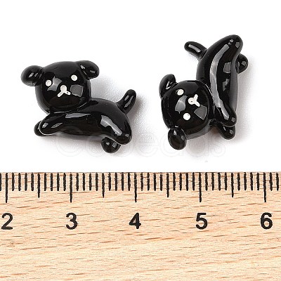 Open Resin Puppy Decoden Cabochons CRES-I034-07B-1