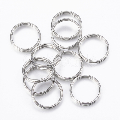 Tarnish Resistant 304 Stainless Steel Split Rings STAS-H413-07P-D-1