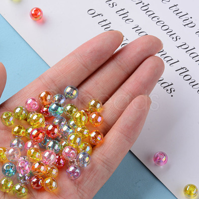 Transparent Acrylic Beads MACR-S370-B8mm-1