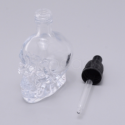 Empty Portable Glass Dropper Bottles MRMJ-WH0065-84B-1