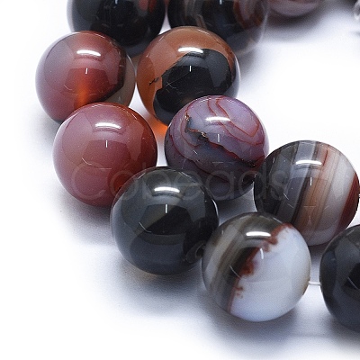 Natural Agate Beads Strands G-I245-40C-1