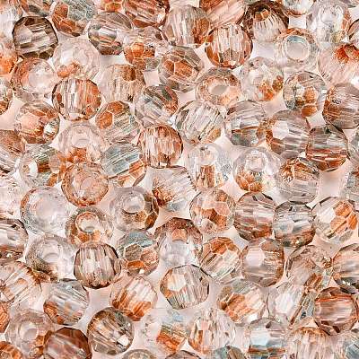 Baking Paint Electroplate Transparent Glass Seed Beads SEED-N006-07N-1