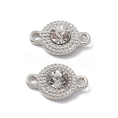 Alloy Crystal Rhinestone Connector Charms FIND-A024-17P-1