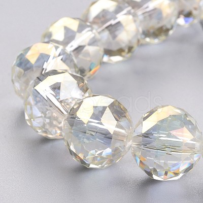 Electroplate Glass Bead Strands EGLA-J140-FR02-14mm-1