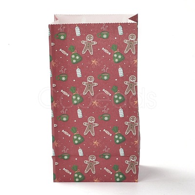 Christmas Theme Rectangle Paper Bags CARB-G006-01E-1