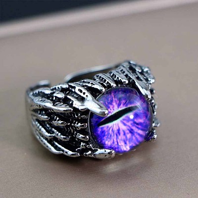 Dragon Eye Men's Fashion Ring Zinc Alloy Hip-hop Ring CP0664-3-1