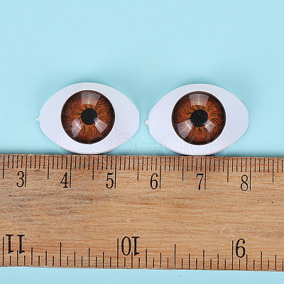 Craft Plastic Doll Eyeballs DOLL-PW0004-17D-1