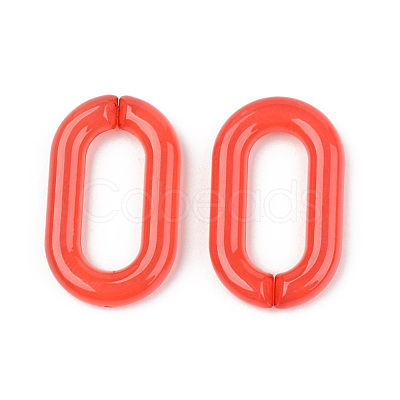 Imitation Jelly Acrylic Linking Rings OACR-T024-02-E07-1