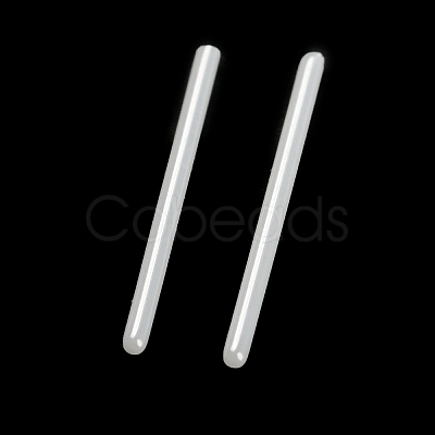 Hypoallergenic Bioceramics Zirconia Ceramic Straight Bar Stud Earrings AJEW-Z014-05D-1