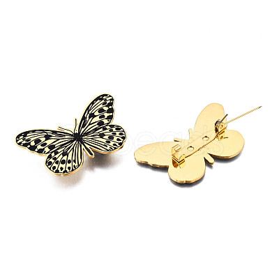 201 Stainless Steel Butterfly Lapel Pin JEWB-N007-118G-1