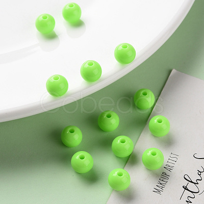 Opaque Acrylic Beads MACR-S370-C8mm-A30-1