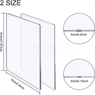 Transparent Acrylic Pressure Plate OACR-BC0001-01-1