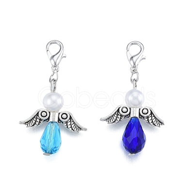 Alloy & Crystal Angel Pendant Decoration KEYC-B014-01-1