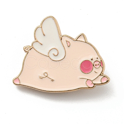 Cute Animal Cartoon Enamel Pin JEWB-R020-01A-1