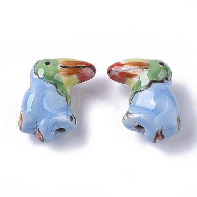 Handmade Porcelain Beads X-PORC-N004-26A-1