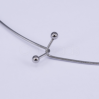 Non-Tarnish 304 Stainless Steel Choker Necklaces X-NJEW-O094-12P-1