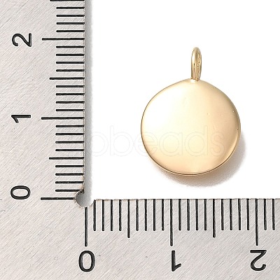 Brass Pendant Rhinestone Settings KK-U038-12G-1