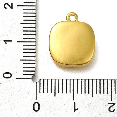 Rack Plating Brass Pendant Cabochon Settings KK-NH0001-18G-1