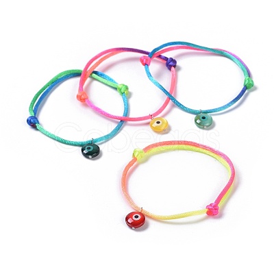 Adjustable Nylon Cord Bracelets BJEW-JB04362-M-1