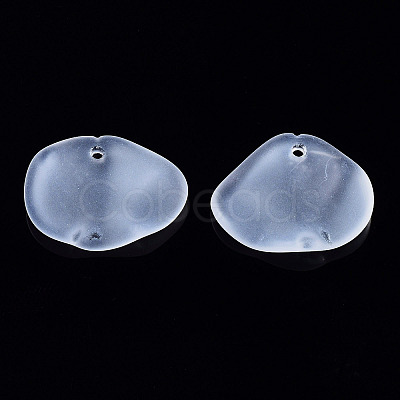 Transparent Spray Painted Glass Pendants GLAA-Q089-001A-001-1