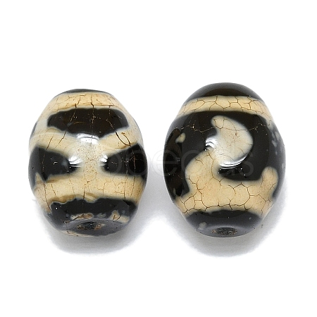 Tibetan Style dZi Beads G-Q166-01C-1