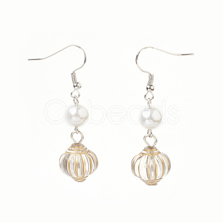 Brass Dangle Earrings EJEW-JE02787-01-1