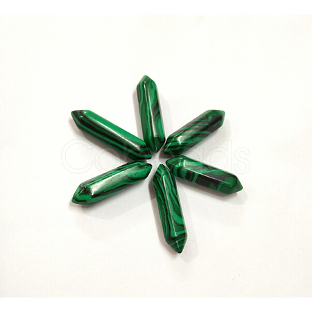 Dyed Synthetic Malachite Beads G-K005-30mm-01-1-1