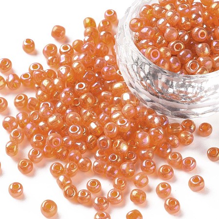 6/0 Round Glass Seed Beads SEED-US0003-4mm-169-1