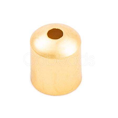 Ion Plating(IP) Brass Cord Ends KK-O146-05C-G-1