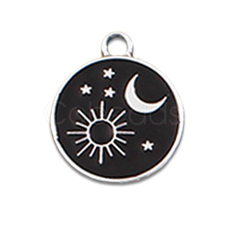 Alloy Enamel Pendants ENAM-CJC0017-02P-09-1